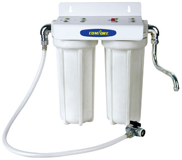 Double undersink water filter EWC-J-F2